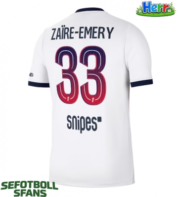 Paris Saint-Germain Warren Zaire-Emery #33 Bortatröja 2026-27 Kortärmad